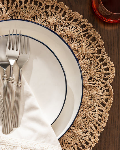 Woven Crochet Edge Placemat - Image 8