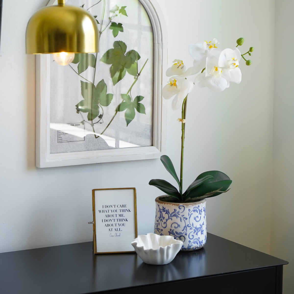 White Fluted Stoneware Accent Bowl - Image 5