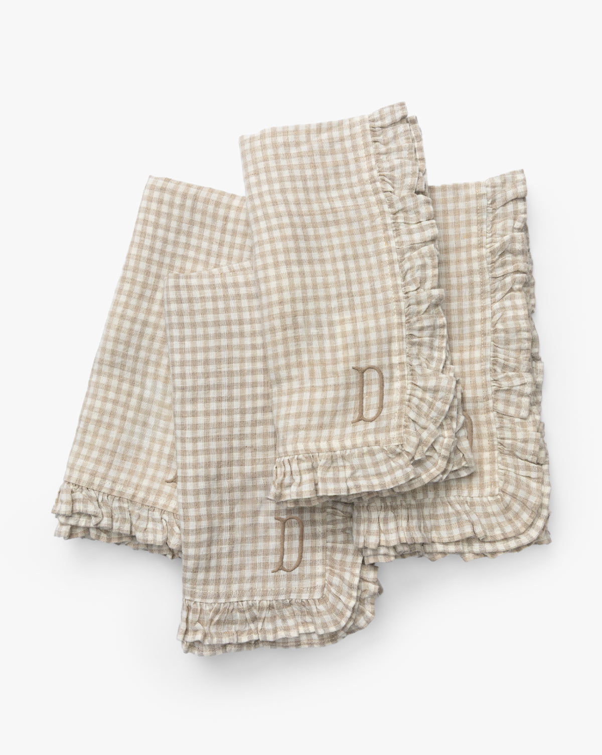 Linen Ruffle Napkins, Set of 4 - Image 9