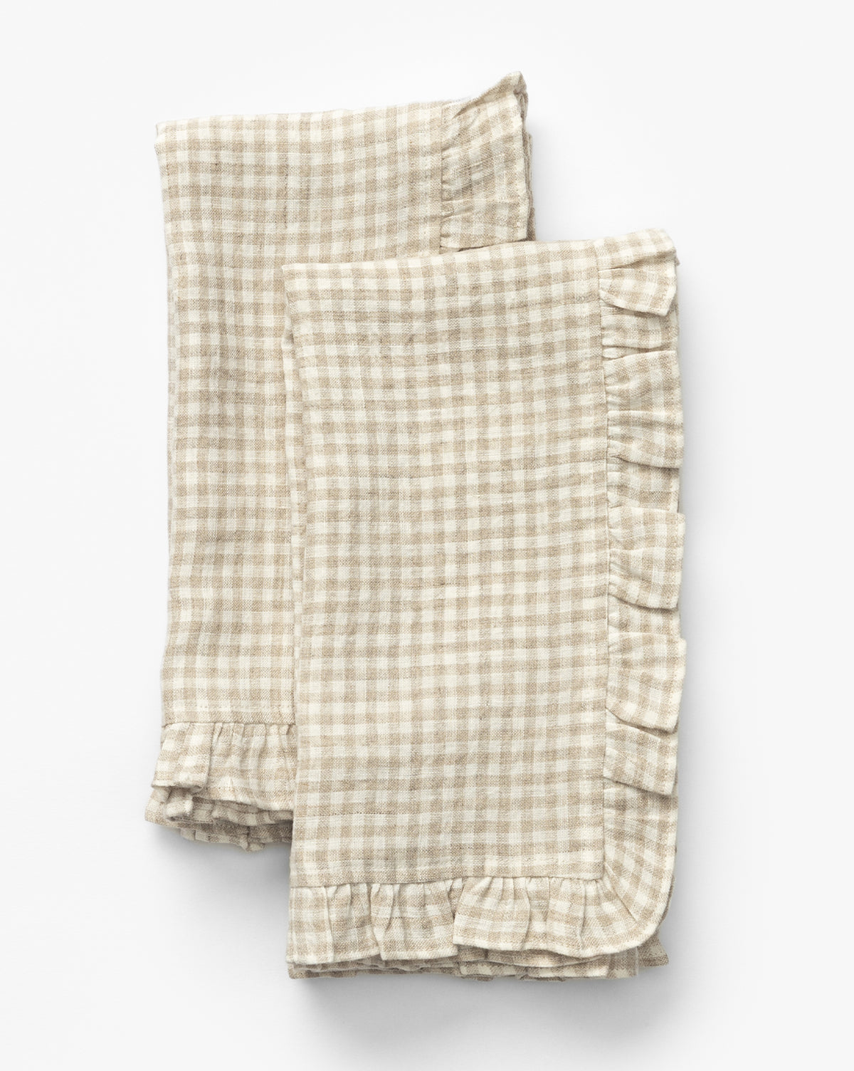 Linen Ruffle Napkins, Set of 4 - Image 6