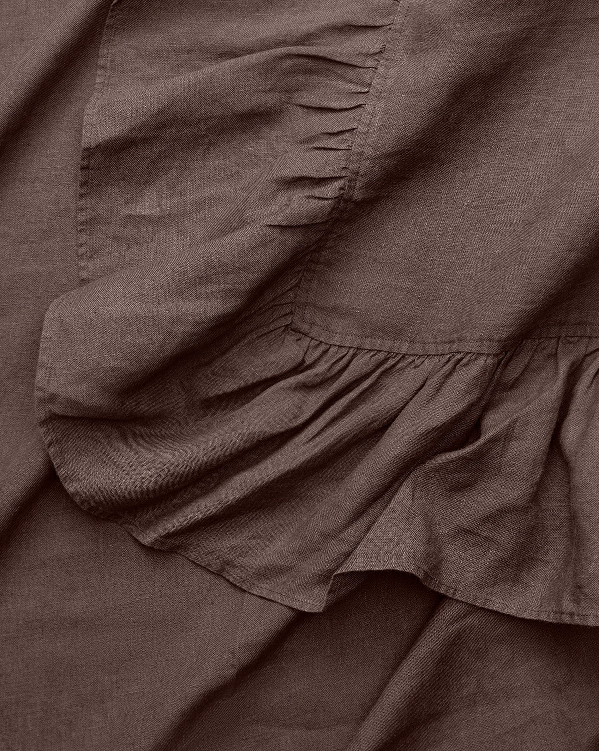 Linen Ruffle Tablecloth - Image 9