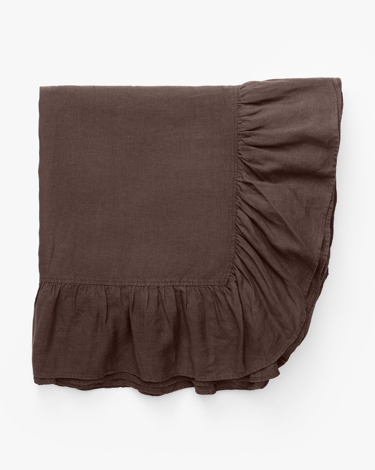 Linen Ruffle Tablecloth - Image 8
