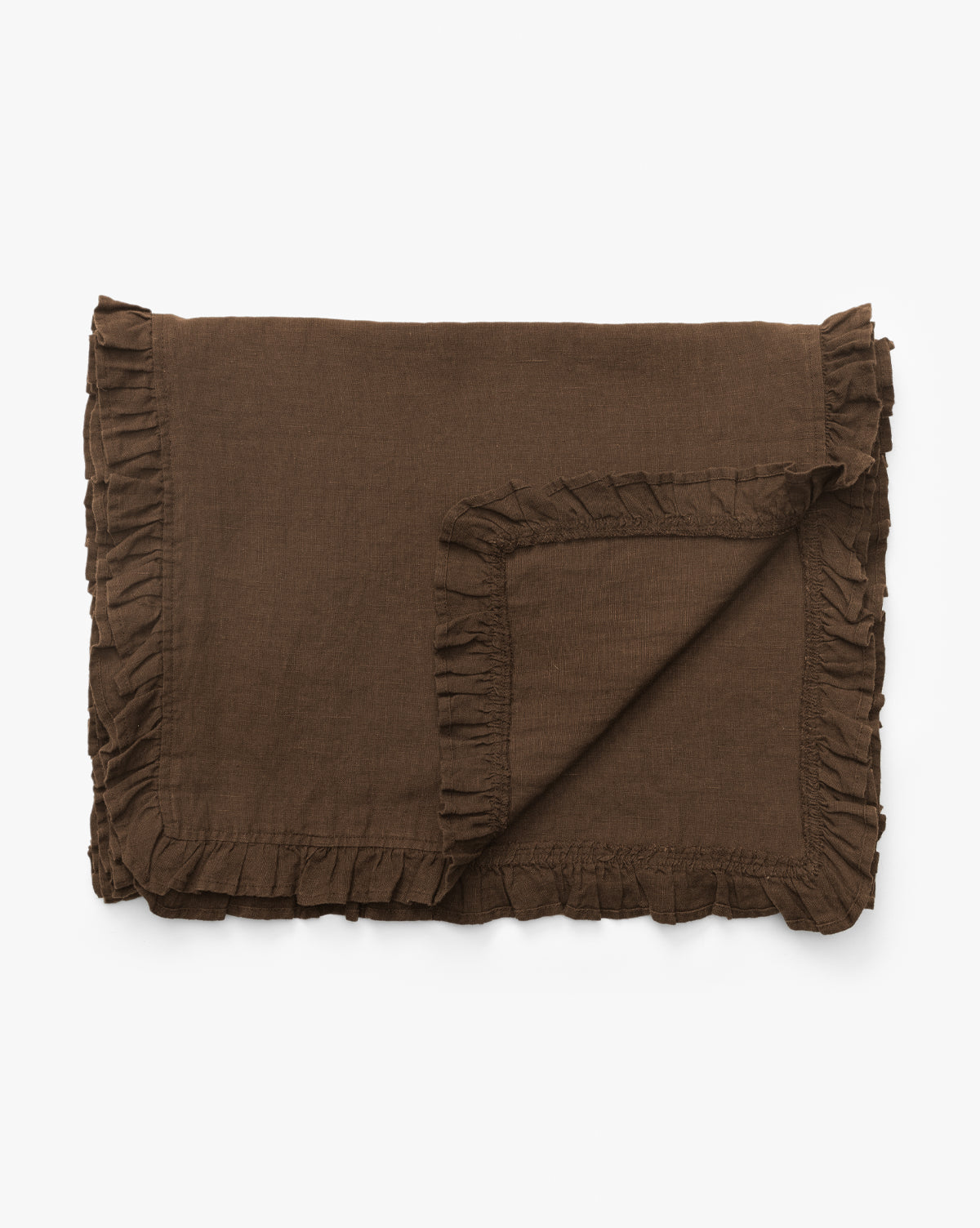 Linen Ruffle Tablecloth - Image 7