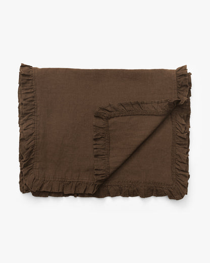 Linen Ruffle Tablecloth - Image 7