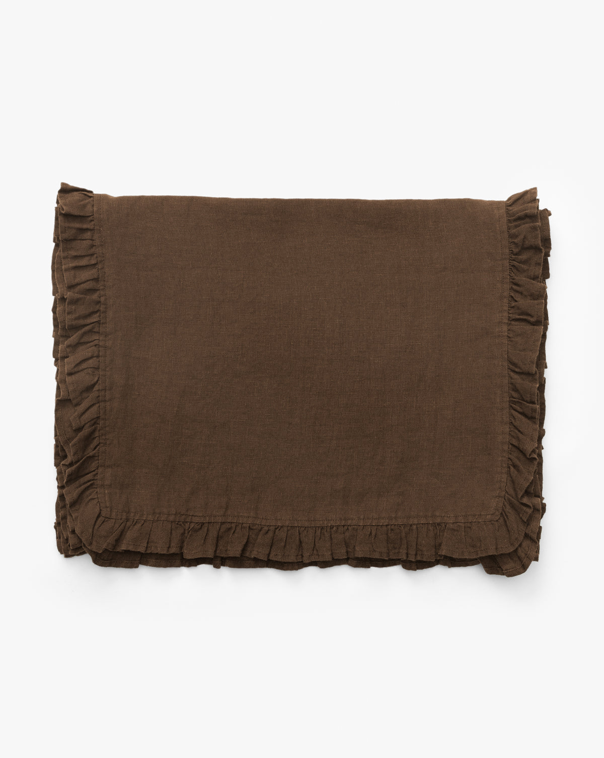 Linen Ruffle Tablecloth - Image 4