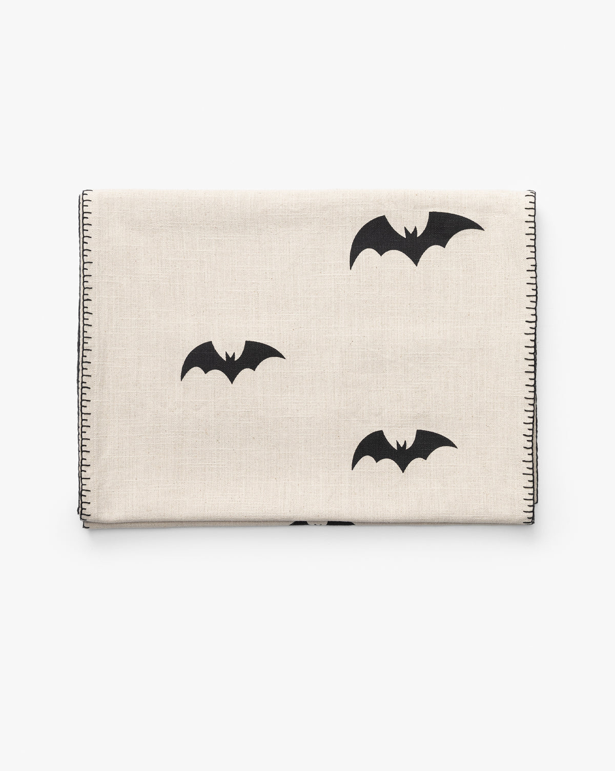 Black and White Bat Motif Table Runner - Image 7