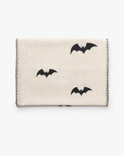Black and White Bat Motif Table Runner - Image 7