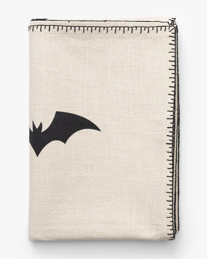 Black and White Bat Motif Table Runner - Image 3