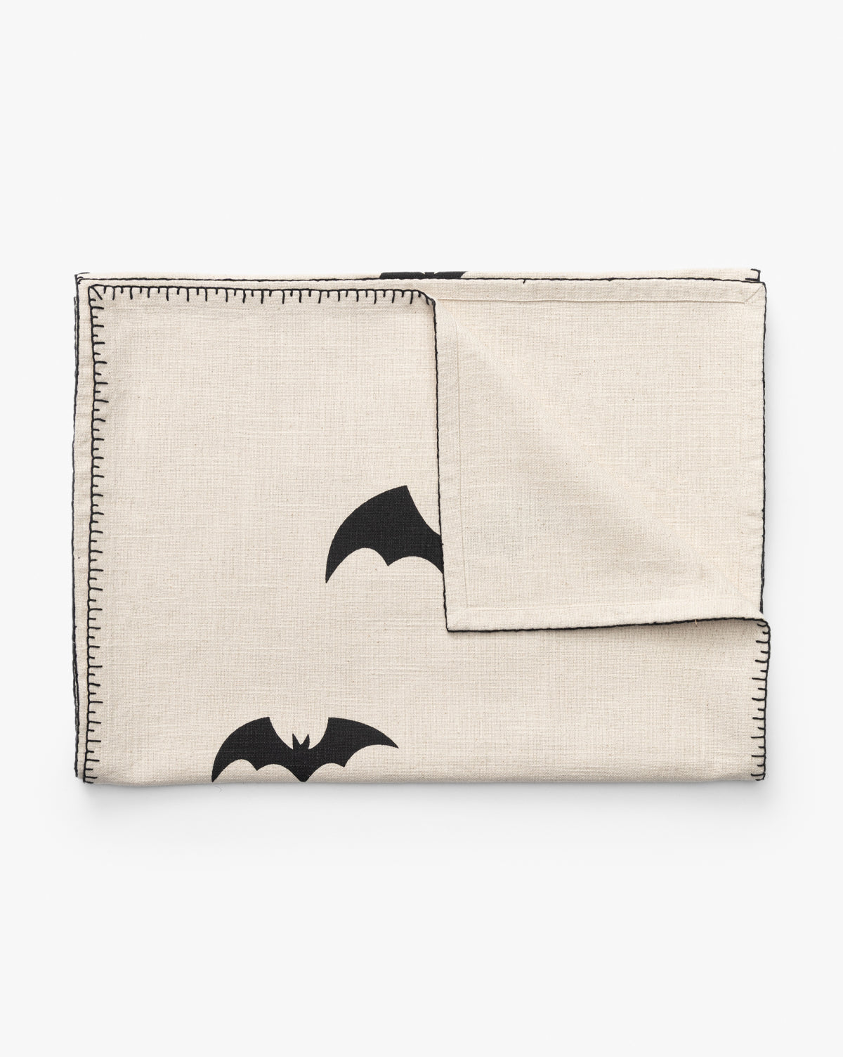 Black and White Bat Motif Table Runner - Image 6
