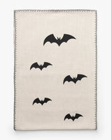Black and White Bat Motif Table Runner