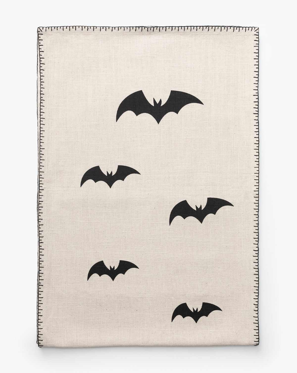 Black and White Bat Motif Table Runner - Image 2