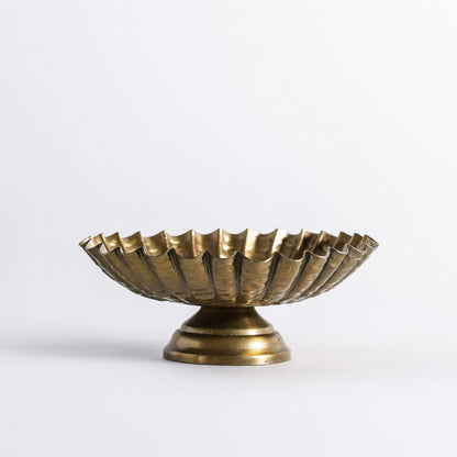 Mini Antique Gold Footed Decorative Dish - Image 3