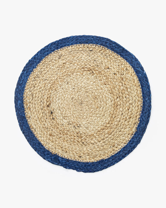 Natural Jute Border Placemats, Set of 8 - Image 1