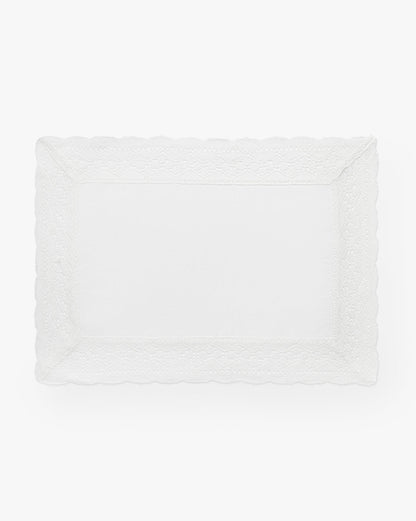 Ivory Lace Border Placemats, Set of 4