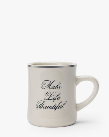 Inspirational Cream Ceramic Diner Mug - Image 1