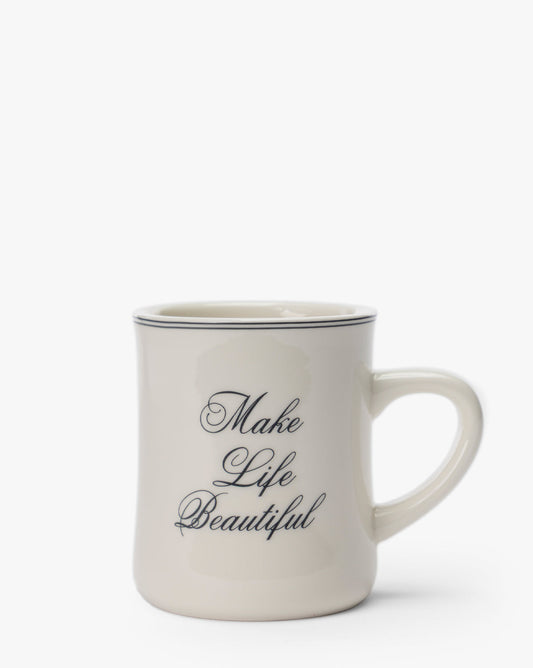 Inspirational Cream Ceramic Diner Mug - Image 1