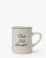 Inspirational Cream Ceramic Diner Mug