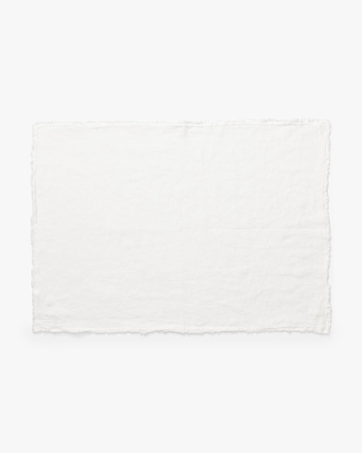 Ivory Stone-Washed Linen Placemats, Set of 4