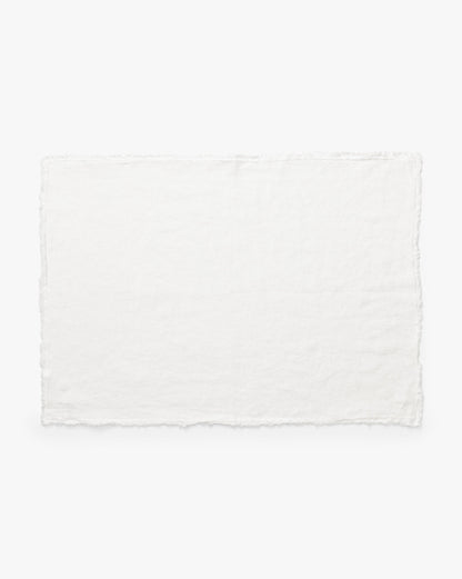 Ivory Stone-Washed Linen Placemats, Set of 4