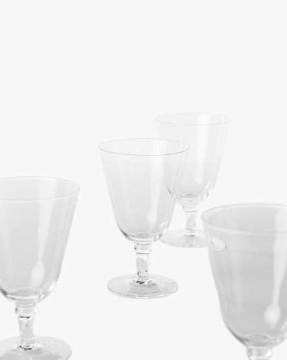 Twisted Stem Clear Water Goblets, Set of 4 - Image 2